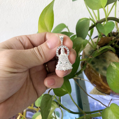 Mặt Dây Chuyền Nam Nữ Bạc Hiểu Minh MDN046 phật bà