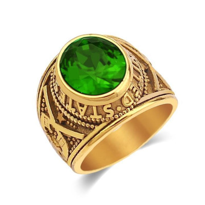 Nhẫn nam titan cao cấp thời trang đẹp inox thép không gỉ nhẫn mỹ mạ vàng trangsucpt đá đen PTNNA220