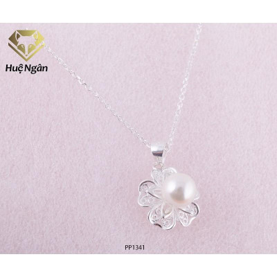 Dây chuyền bạc Ý 925 Huệ Ngân - Hoa đẹp PP1341