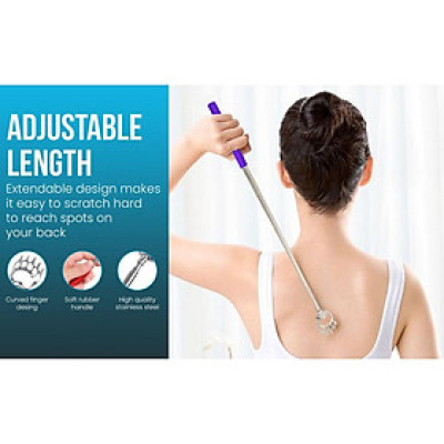 Cây gãi lưng rút gọn kéo dài lên tới 58cm hình vuốt gấu có thể kéo dài thu ngắn tùy ý (có hàng sẵn giao ngay) B0163