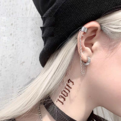 Đôi bông tai kẹp xương tai nam nữ ngầu bá cháy