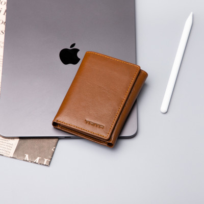 Ví nam da bò Trita ( Thời trang nam cao cấp - Ví da RVN03 )