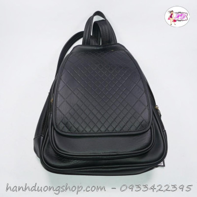 Balo nữ giọt nước ca rô chất liệu da cao cấp đừng nhiều món đồ khi ra đường