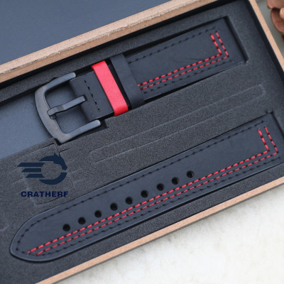 Dây Da Bò Sáp Ngựa Điên Chốt Thông Minh Thay Thế Cho Đồng Hồ Cổ Điển Các Loại SmartWatch, Samsung Watch, Huawei Watch