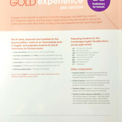Gold Experience 2nd Edition - B1 Workbook