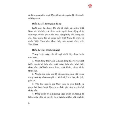 Sách - Luật Thủy Sản Năm 2017 (Sửa Đổi, Bổ Sung Năm 2020, 2024) - NXB Chính Trị Quốc Gia