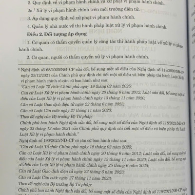 Luật Xử lý vi phạm hành chính (sửa đổi, bổ sung năm 2025) và các văn bản hướng dẫn thi hành