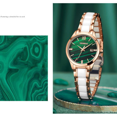 Đồng hồ nữ chính hãng LEONIDAS LD80127-1 Kính sapphire ,chống xước ,Chống nước 30m ,Bh 24 tháng,Máy điện tử (Pin)