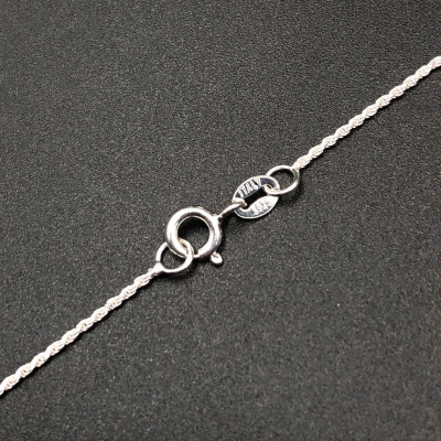 Dây Chuyền Vòng Cổ Nữ Bạc 925 Hình Giọt Sương Long Lanh BẠC HIỂU MINH DMD338S