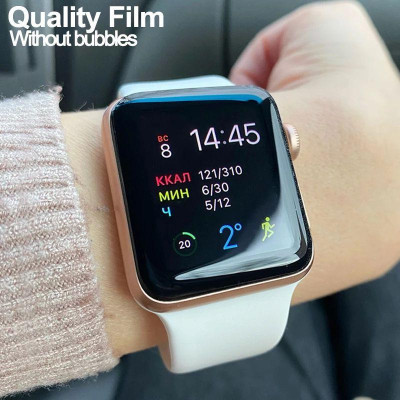 Dán Cường Lực Dẻo APPLE WATCH 3D Full Màn - Bảo Vệ Full Màn Hình Size 40/44MM