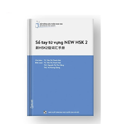 Sách - Sổ tay từ vựng NEW HSK 2 - nhiều tác giả - NXB Đại học Quốc gia Hà Nội - Bác Nhã