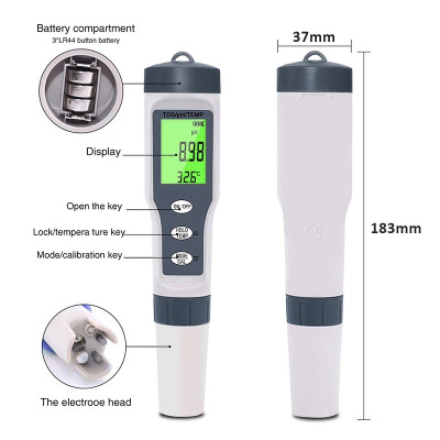 Bút Kiểm Tra Chất Lượng Nước Cầm Tay Kỹ Thuật Số 3 Trong 1 TDS/ Độ PH Và Nhiệt Độ Noyafa EZ9901 - Hàng Nhập Khẩu