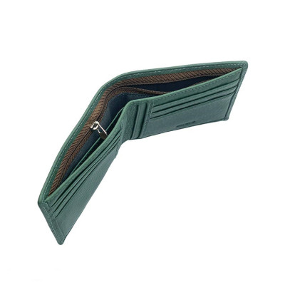 Ví Nam Size Trung Cao Cấp ANILINE PEBBLE, Da Bò Siêu Bền Bỉ, Thiết Kế Đơn Giản, Dáng Ngang - Gập 2, Đựng Tiền và Thẻ ATM Tiện Dụng – Hàng Chính Hãng SAIGIO