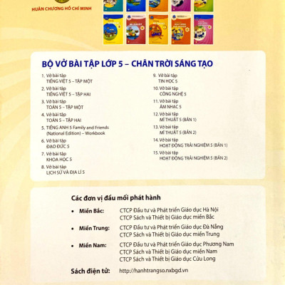 Vở Bài Tập Hoạt Động Trải Nghiệm, Hướng Nghiệp 5 - Bản 1 (Chân Trời) (Chuẩn)