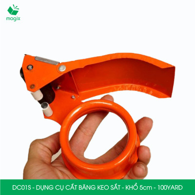 DC01S - Đồ cắt băng keo sắt khổ 5cm loại 100yard - Dụng cụ cắt băng keo, dao cắt băng dính