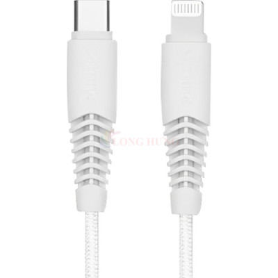 Cáp USB Type-C to dành cho iP Philips MFI 1m DLC5541V/97 - Hàng chính hãng
