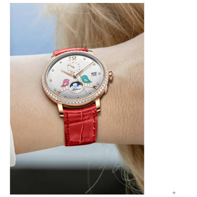 Đồng Hồ Nữ LOBINNI No.2065-4 Chính Hãng Fullbox BH 24T Chịu Nước 50m Kính Chống Xước Dây Thép Không Gỉ 316L (Máy Cơ Tự Động)