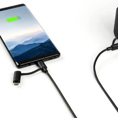  Dây Cáp Sạc 4 Trong 1 Input USB Type-C/USB-A và Output USB Type-C/Micro USB MiLi 1m - HX-L41 - Hàng Chính Hãng