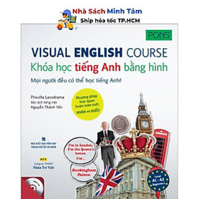 Sách - Visual English Course - Khóa Học Tiếng Anh Bằng Hình (Kèm Đĩa MP3) - Nhân Trí Việt