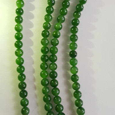 Vòng chuỗi đeo cổ Nữ mới đẹp Đá ngọc jade hay ngọc phật xanh tự nhiên  Size 8mm màu xanh ngọc bích bóng sang đẹp hợp mệnh thủy mộc hỏa Quà tặng ý nghĩa cho Mẹ, mình và người thân ý nghĩa ạ