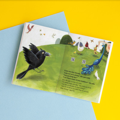 Học tiếng Anh cùng truyện ngụ ngôn Aesop - Con Quạ và những chiếc lông - The Crow and the Feathers