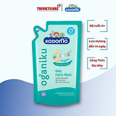 Dung dịch giặt xả Kodomo Oganiku New Born Formula Natural Blooming 500ml