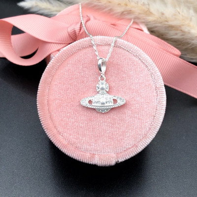 Dây Chuyền Bạc 925 Kiểu Xoắn Kép Vũ Trụ Mặt Trời Chính Hãng Bạc Hiểu Minh DMD514