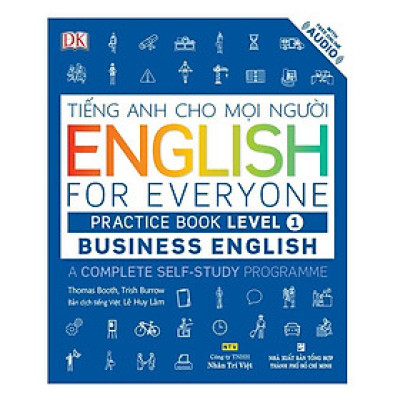 Sách - English For Everyone - Business English - Practice Book Level 1 (Kèm 1 Đĩa CD - Room) - Nhân Trí Việt