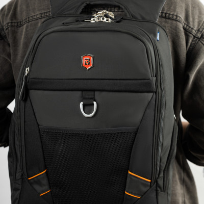 Ba lô Laptop LUGBRO CITY 2 (Đen vải)