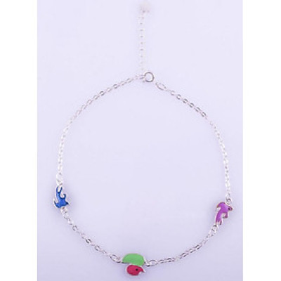 Lắc chân bạc nữ S925 Italia Bạc Xinh RYBJ50029