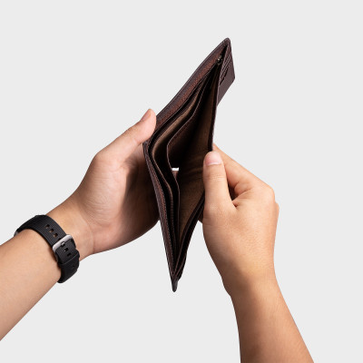 Ví nam da bò Trita ( Thời trang nam dáng ngang - Ví da RVN05 )