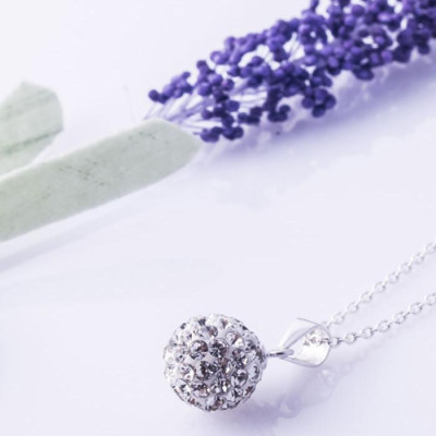 Bộ dây chuyền liền mặt trang sức bạc Ý S925 Bạc Xinh - Bồ công anh PP1158