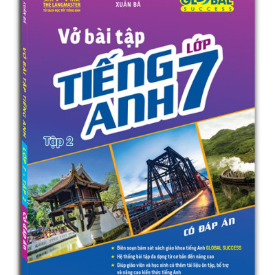 Sách - Combo 2c - GLOBAL SUCCESS - Vở bài tập tiếng anh lớp 7 (có đáp án)