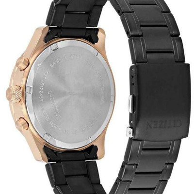 Đồng Hồ Nam Citizen Dây Thép Không Gỉ AN8196-55E - Mặt Đen