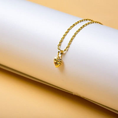 COMBO Dây chuyền kèm mặt,  Kiểu Hàn Quốc, chất liệu hợp kim mạ vàng 7.999k, dây dài 42cm, kèm túi đựng Cung hỷ