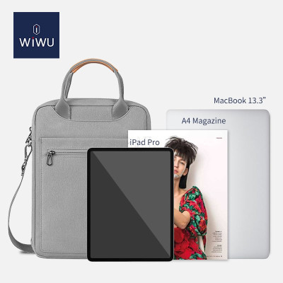 Túi đeo dọc Wiwu Vertical 13" dành cho Macbook, iPad, Surface, Laptop- Hàng chính hãng