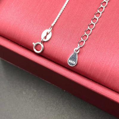 Lắc Chân Nữ Cỏ 4 Lá May Mắn Bạc Hiểu Minh LC188