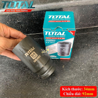 ĐẦU TUÝP TÁC ĐỘNG 3/4INCH SIZE 19MM-48MM TOTAL - HÀNG CHÍNH HÃNG