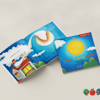 Truyện Ehon bé 1-2-3 tuổi - Ông trăng tròn 