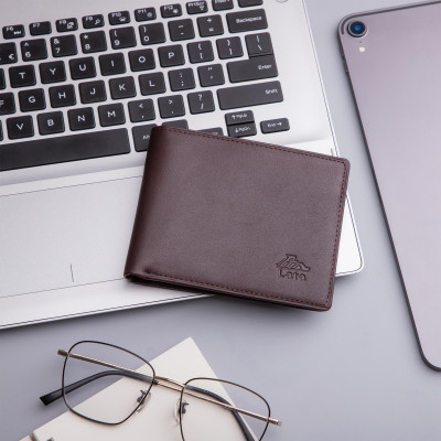 Ví nam da bò Lata ( Thời trang nam - Ví da thật LVN69 )