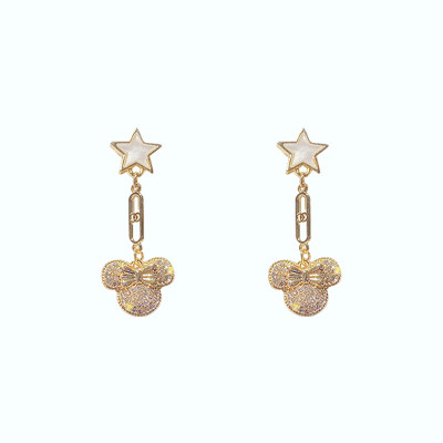 Bông tai con gấu xinh - bông tai xinh - bông tai phong cách hàn quốc