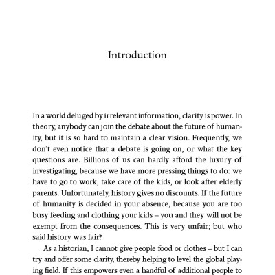 21 Lessons For The 21st Century