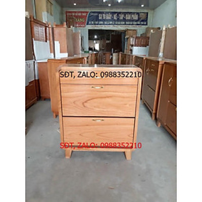 Tủ giày thông minh gỗ Gõ loại 80cm