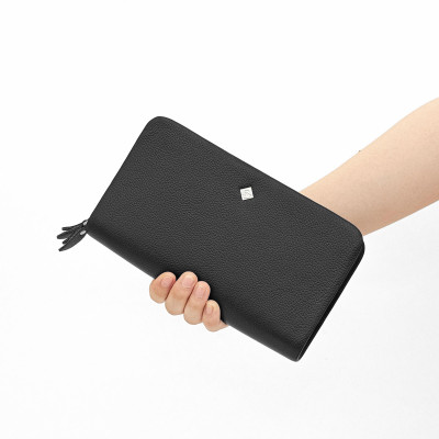 Ví cầm tay VICTOR - 2 dây kéo | Anh Tho leather