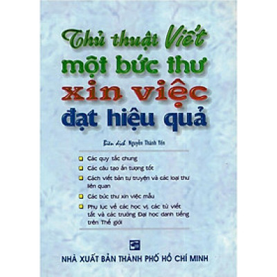 Sách - Thủ Thuật Viết Một Bức Thư Xin Việc Đạt Hiệu Quả - Nhân Trí Việt