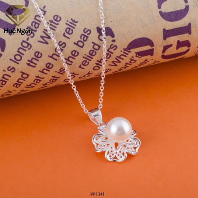 Dây chuyền bạc Ý 925 Huệ Ngân - Hoa đẹp PP1341