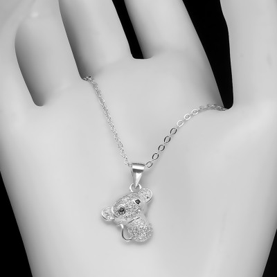 Dây Và Mặt Dây Chuyền Bạc Hiểu Minh DMD080S con khỉ