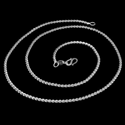 Dây Chuyền Nữ Bạc Hiểu Minh DCN002X kiểu s dẹt to