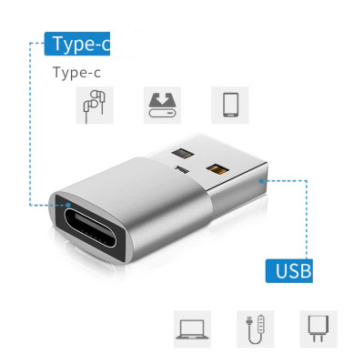 Đầu Chuyển Cho Micro Thu Âm Type C - USB - Hàng Nhập Khẩu - Giao Màu Ngẫu Nhiên