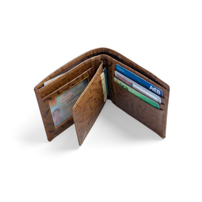 VÍ DA BÒ THƯƠNG HIỆU "GP Premium Leather "/ Cam kết 100% Da bò cao cấp / Vi da mềm êm.